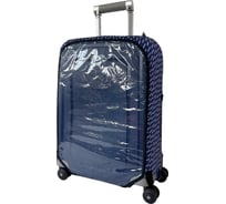 Чехол для чемодана ROUTEMARK Crystal Fast Track in Blue/White M/L, SP310 CrystalFTrBlue/White-M/L