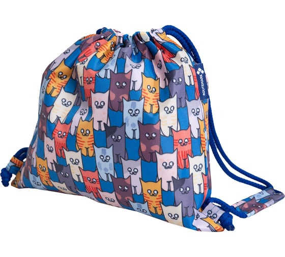 Рюкзак-мешок ROUTEMARK ox420 S size Catstrophe/Шкодастрофа skodaS-rucksack 1