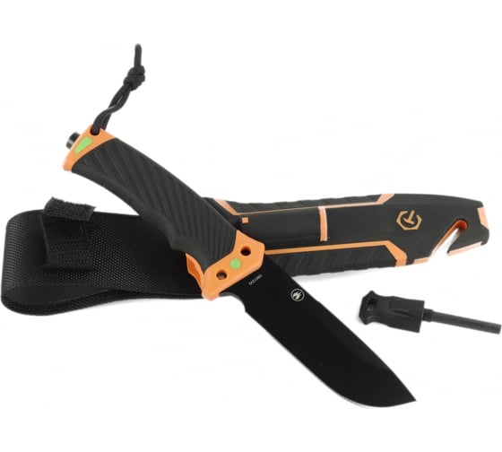 Нож c паракордом Ganzo G8012V2-OR