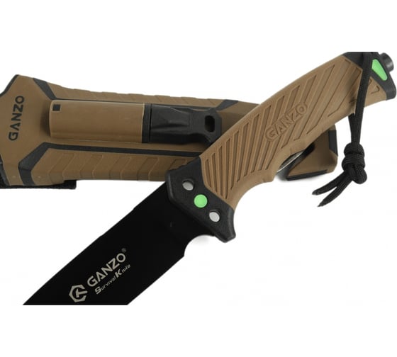 Нож с паракордом Ganzo G8012V2-DY