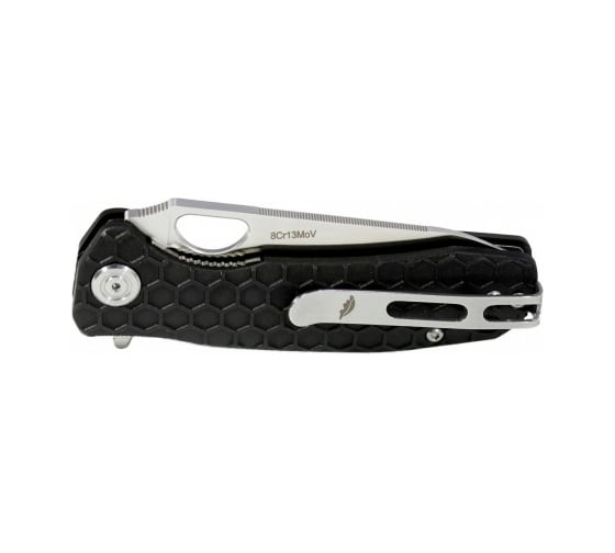 Нож Honey Badger Leaf M, с черной рукоятью HB1298