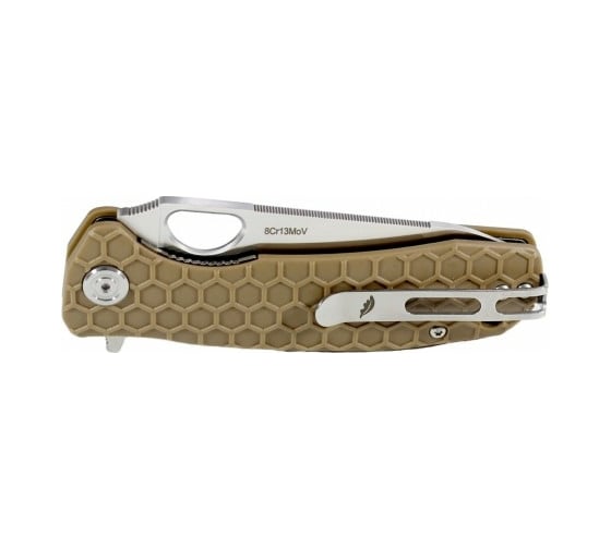 Нож Honey Badger Leaf M, с песочной рукоятью HB1299
