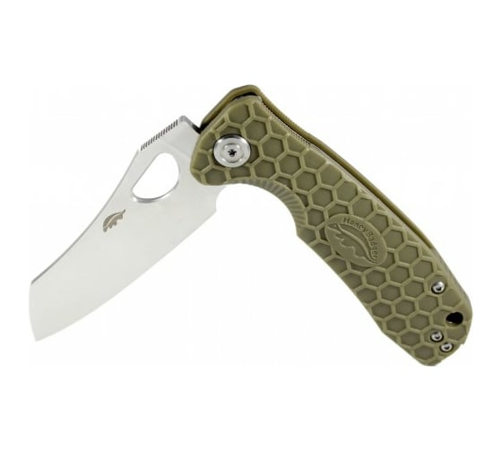 Нож Honey Badger Wharnclever M, с зеленой рукоятью HB1040