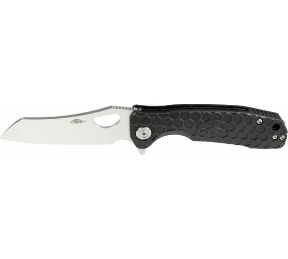 Нож Honey Badger Wharnclever D2 L, с черной рукоятью HB1104