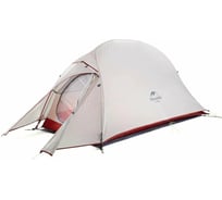 Палатка Naturehike Cloud up 1 NH18T010-T одноместная, с ковриком, серо-красная 6927595730522