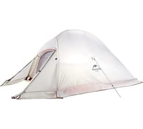 Палатка Naturehike Cloud up 2 20D NH17T001-T двухместная, с ковриком, серая 6927595724668