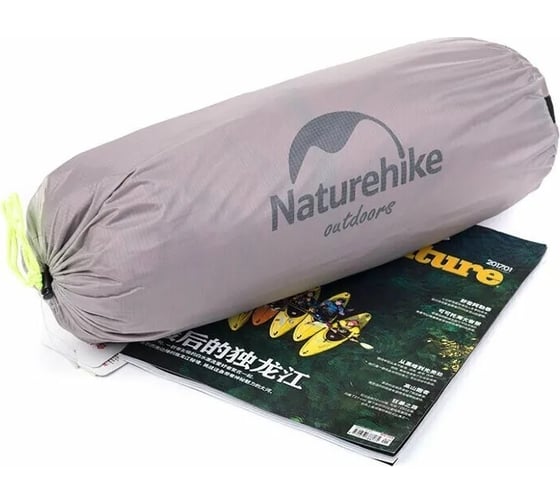 Палатка Naturehike Cloud up 2 20D NH17T001-T двухместная, с ковриком, серая 6927595724668