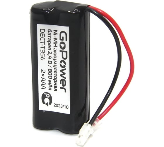 Аккумулятор для радиотелефонов T356 PC1 NI-MH 800mAh GoPower 00-00015310 1