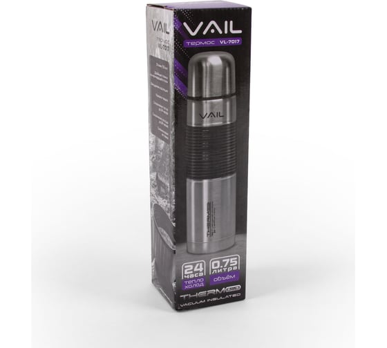 Термос Vail узкое горло 0,75 л.VL-7017