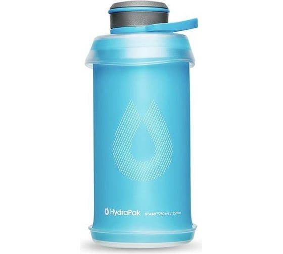 Складная мягкая бутылка для воды HydraPak Stash 0.75л, голубая G122HP