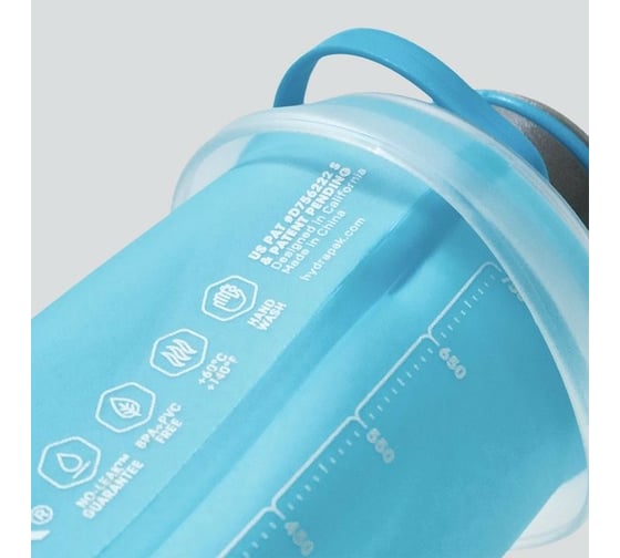 Складная мягкая бутылка для воды HydraPak Stash 0.75л, голубая G122HP