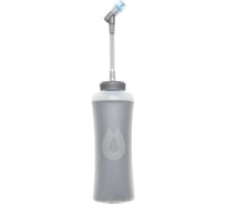 Мягкая бутылка для воды HydraPak с трубкой, с термоизоляцией Ultraflask IT, 0.5 л, серая AH182