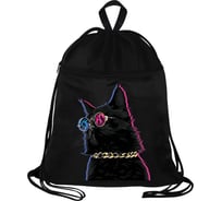 Мешок для обуви с петлёй BRAUBERG карман на молнии, полиэстер, 47x37 см, "Movie time", 270910