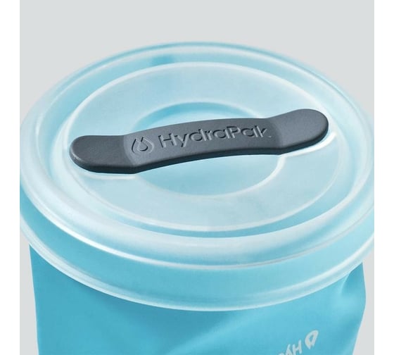 Складная мягкая бутылка для воды HydraPak Stash 1л, голубая G121HP