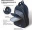 Универсальный рюкзак BRAUBERG URBAN 2, Freedom, 2 отделения, темно-синий, 46x32x19 см 270755 11