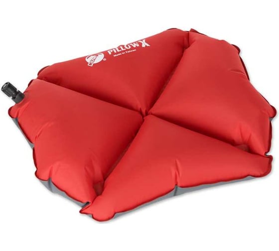 Надувная подушка Klymit Pillow X Red красная 12PXRd01C