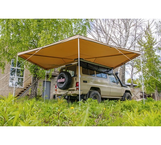 Автомобильная веерная маркиза РИФ 2,5x2,5 м, правая RIFAVF062525602