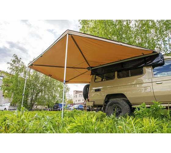 Автомобильная веерная маркиза РИФ 2,5x2,5 м, правая RIFAVF062525602