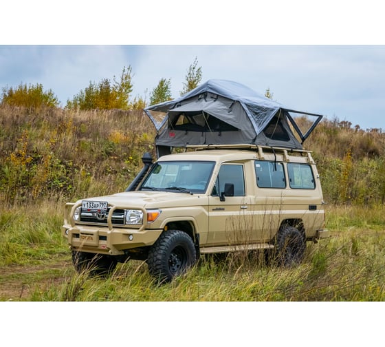 Палатка на крышу автомобиля РИФ Soft RT01-160, тент серый, 400 гр., 160x120x30 см RIFRT0116080001 1