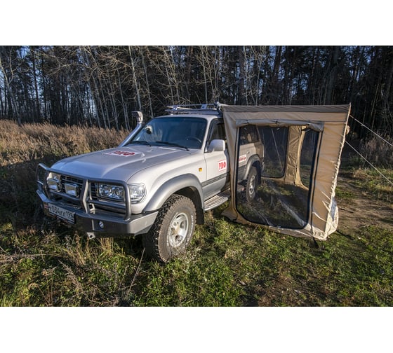 Маркиза автомобильная РИФ комбинированная прямоугольная с веерной частью 2 м WIN206-1