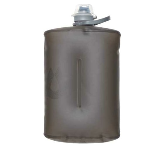 Мягкая фляга для воды HydraPak Stow 1L серая GS330M