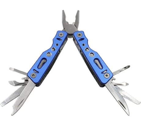Мультитул-плоскогубцы Следопыт 70x35x15 мм, 9 предметов, в чехле PF-MT-18
