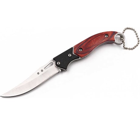 Туристический нож Следопыт деревянная ручка, длина клинка 70 мм PF-PK-12