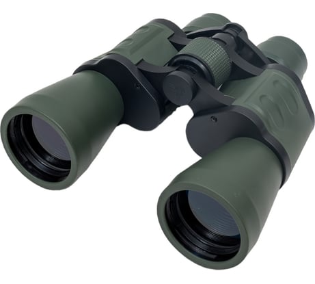 Бинокль Следопыт 10x50, зеленый-защитный PF-BT-06