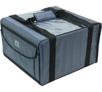 Термосумка для пиццы ТермоПро темно-серая СПЛ 40х24