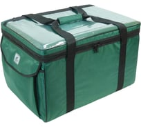Термосумка для обедов ТермоПро зеленая СО 50х35х30