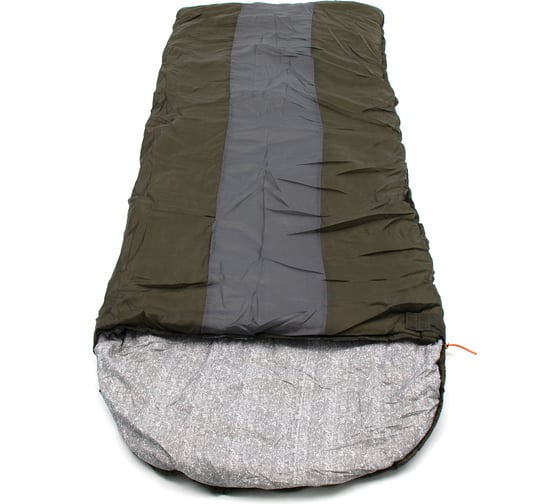 Спальный мешок с подголовником Следопыт Traveller XL, 190+35x85 см, 3-слойный, хаки PF-SB-33
