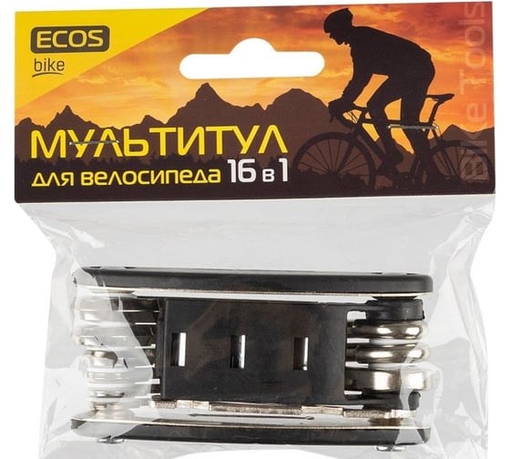 Мультитул для велосипеда Ecos VEL-03 16 в 1 323487