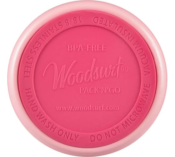 Термокружка Woodsurf Quick Open розовая QOTC2350-02