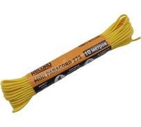 Паракорд RECORD Моток 16пр ПА d=2.2мм, 10 м, желтый ПА16MINI-275cord
