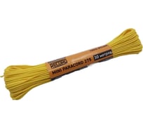 Паракорд RECORD Моток 16пр ПА d=2.2мм, 30 м, желтый 4680253050456 23145759