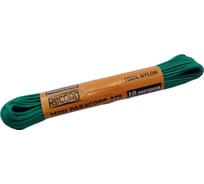 Паракорд RECORD Моток 16пр ПА d=2.2мм, 10 м, изумруд 4680253050463