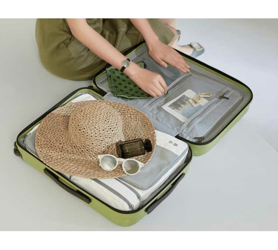 Чемодан NinetyGo Elbe Luggage 28" зеленый 117605