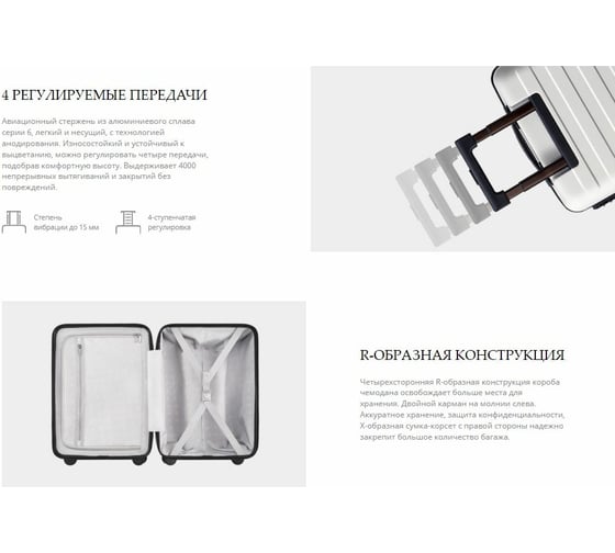 Чемодан NinetyGo Rhine Luggage 20" красный 120105