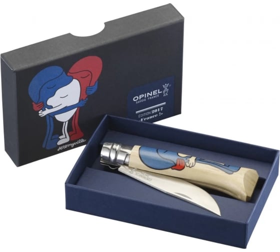 Нож Opinel №8, Edition France by Jeremyville 002156
