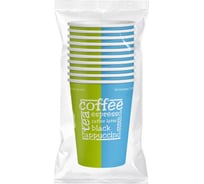 Бумажный стакан IP 250мл, 10шт, V, 80 3694