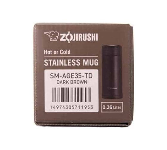 Термос Zojirushi коричневый SM-AGE35-TD