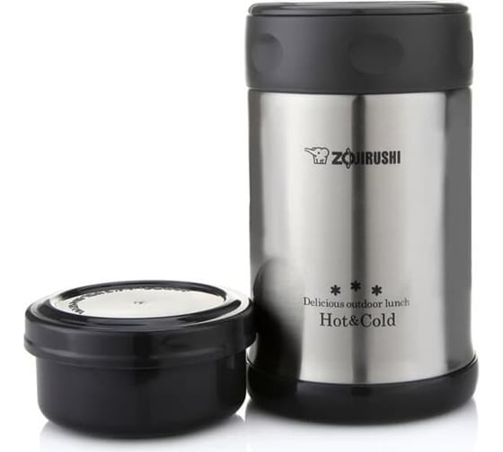 Термос для еды Zojirushi черный, с чехлом SW-EXE50-BL