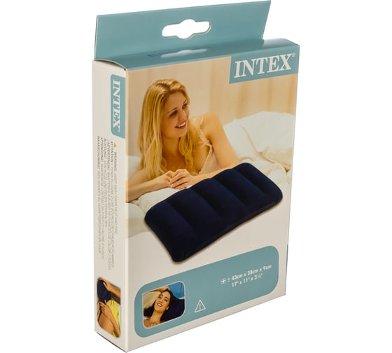 Подушка Intex кемпинг, 43х28х9см 68672