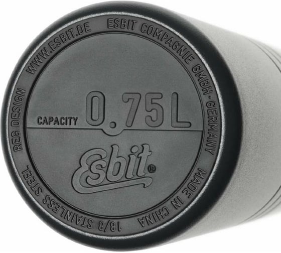 Термос с двойной крышкой Esbit Majoris черный VF750TL-DG
