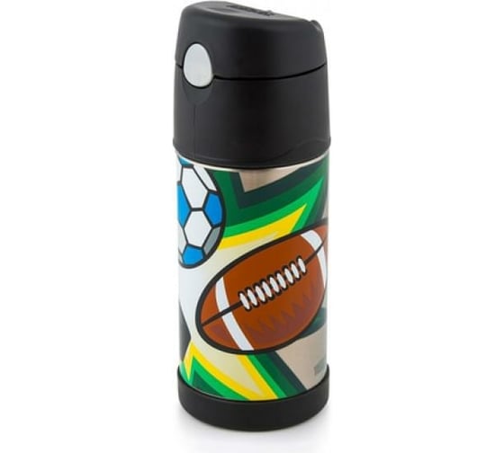 Детский термос THERMOS F4015AS Stainless Steel черный 156440