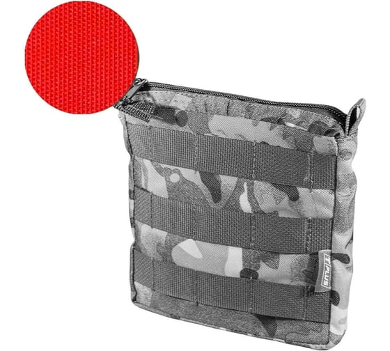 Тактический подсумок Tplus 150x30x150 мм, оксфорд 600, красный T009420 1