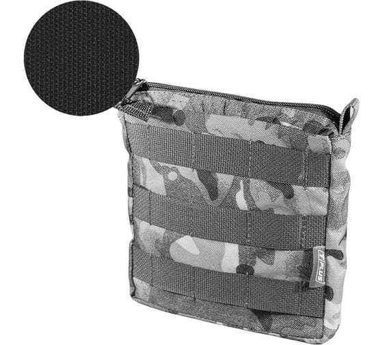 Тактический подсумок Tplus 150x30x150 мм, оксфорд 600, черный T009424 1