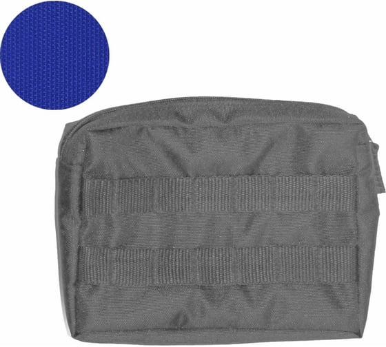 Подсумок на молнии Tplus 140x100x50 мм, оксфорд 600, синий T009835 1