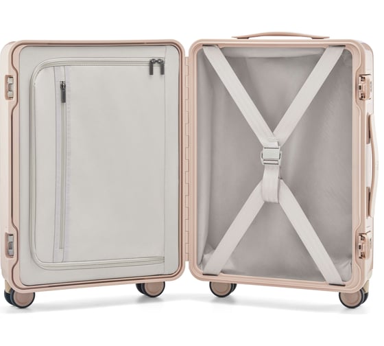 Чемодан NinetyGo Manhattan single trolley Luggage 20" коричневый 113105