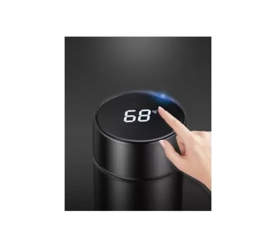 Термос с дисплеем URM 500 мл, черный T00015